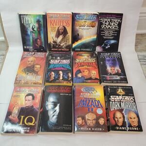 STAR TREK Lot of 12 Mixed Mass Market Paperback - Next Generation, Titan, Sec 31